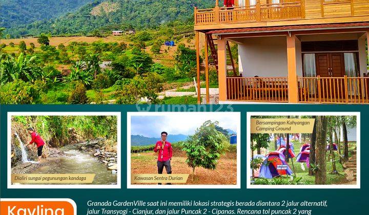 Tanah View Pegunungan Indah dalam Area Wisata 100 m² 6