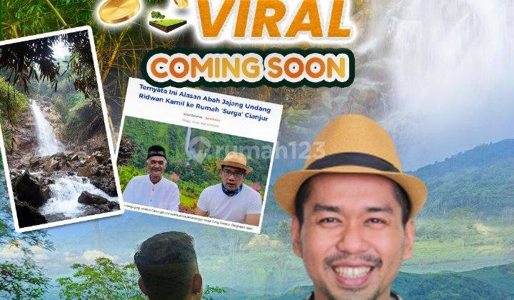 Tanah di Ciater Subang View Air Terjun dan Pegunungan 100 m² 2