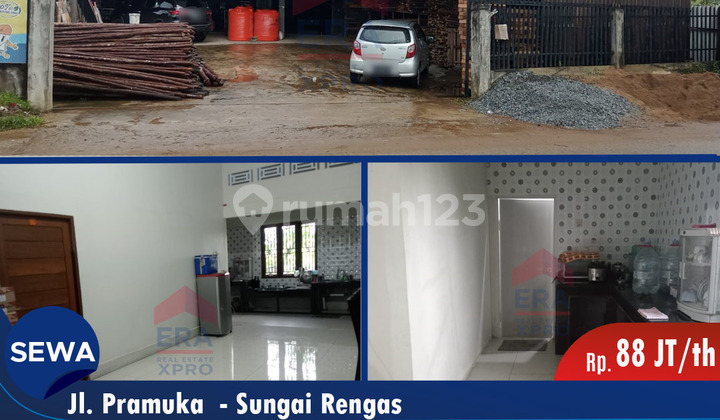 Rumah + Gudang di Jalan Pramuka Sungai Rengas Kubu Raya  4