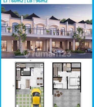 Dijual Rumah Pik 2 Uk 6X10 Cempaka Cluster Bukit Nirmala 2 Lantai Bisa Cicilan 1