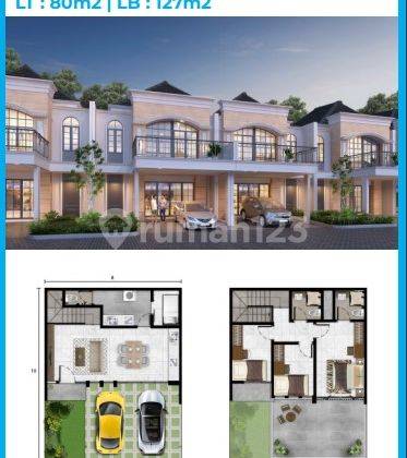 Dijual Rumah Pik 2 Uk 8X10 Kemuning Cluster Bukit Nirmala 2 Lantai Bisa Cicilan 1