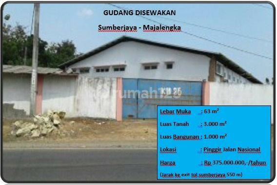 Gudang disewakan 1