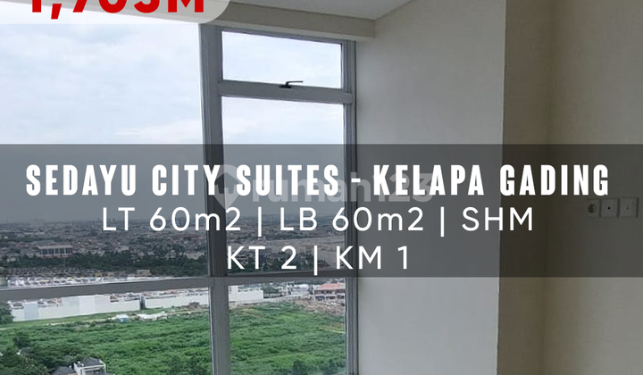 Dijual Cepat Apartemen 2br di Sedayu City Suites, Kelapa Gading Dijual Cepat Apartemen 2br di Sedayu City Suites, Kelapa Gading