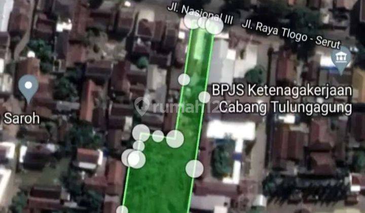 Disewakan tanah luas di kota tulungagung 1