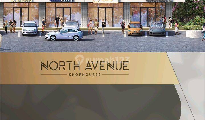 Ruko Baru North Avenue Shophouses Di Citraland Greenlake Wiyung.. 1