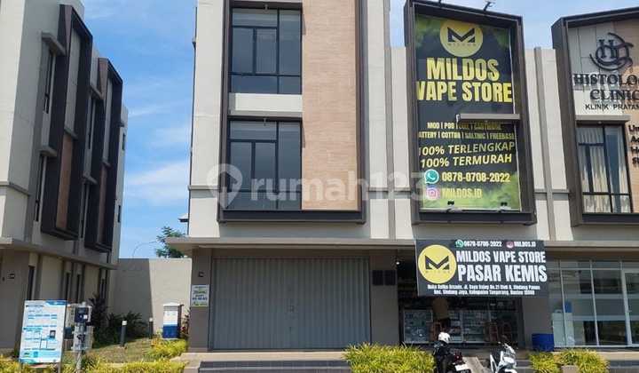 Ruko Hoek 3 Lantai Astha Suvarna Sutera - Hadap Jalan Raya Utama, Lokasi Super Strategis, Harga 2M Nego!