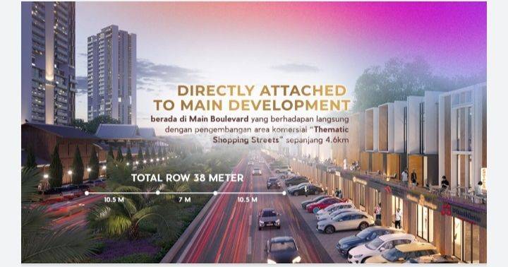 FOR SALE !! RUKO 3 LANTAI DI KOTA BARU CINITY CIKARANG 3
