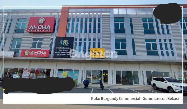 RUKO BURGUNDY SUMMARECON BEKASI DI JALAN RAYA PERJUANGAN BEKASI UTARA 2