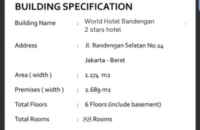 Jual Cepat Hotel Di Bandengan Lt 1174m Izin Lengkap 2