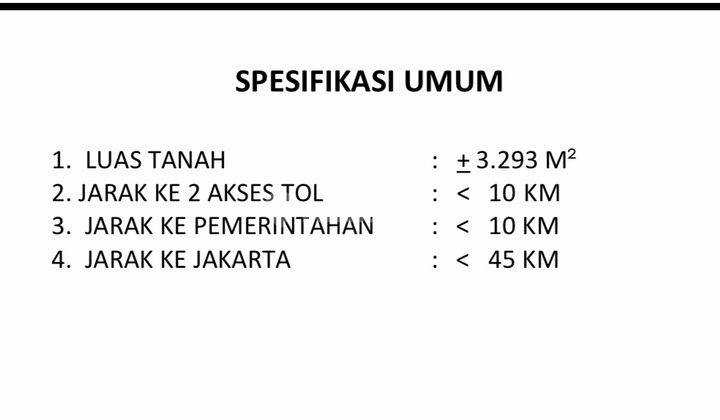 lelang tanah di daerah setu cikarang 2