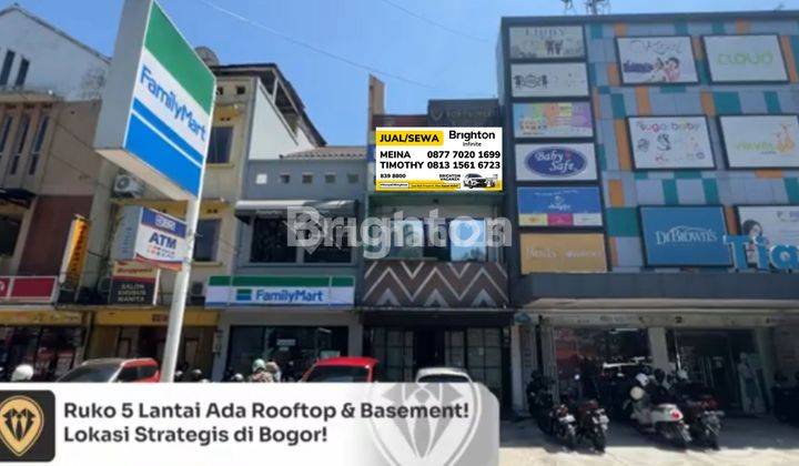 RUKO 5 1/2 LANTAI  STRATEGIS DI JALAN RAYA SUDIRMAN BOGOR 1