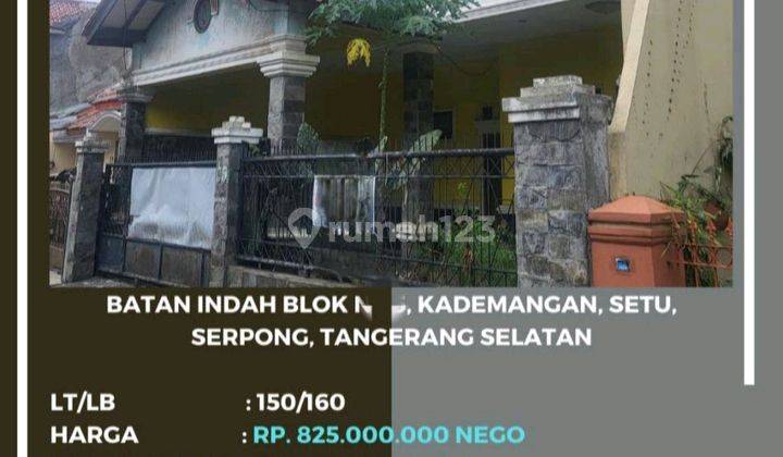 Rumah Murah Dijual Cash Di Batan Indah, Kademangan, Setu Serpong 2