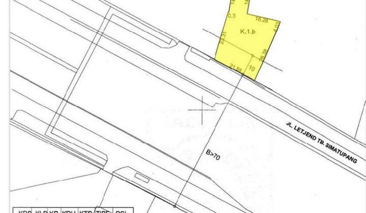 Tanah komersial dijual di Jl.TB Simatupang, Jakarta Selatan  1