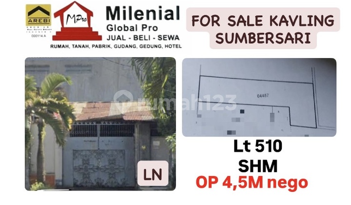 Sell Sumbersari Plots 510m² SHM Price 4.5M