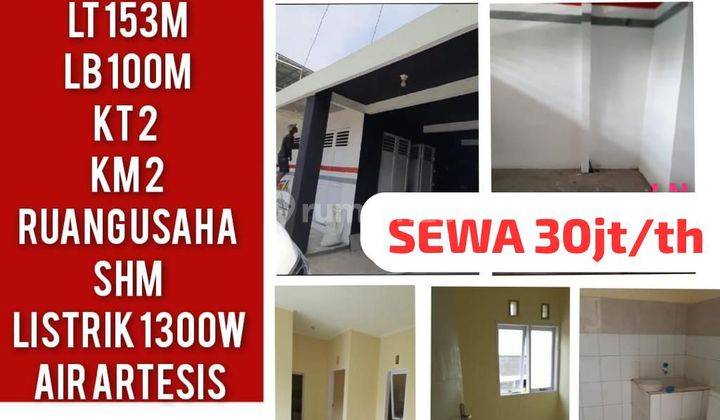 Rumah dan tempat usaha yg murah pake banget di sewa dan di dijual 850jt dekat tol , KBP, kereta api cepat 1