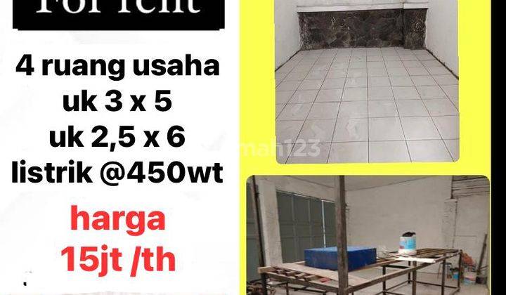 RUANG USAHA MURAH PAKE BANGET 10jt aja kawasan ramai  1