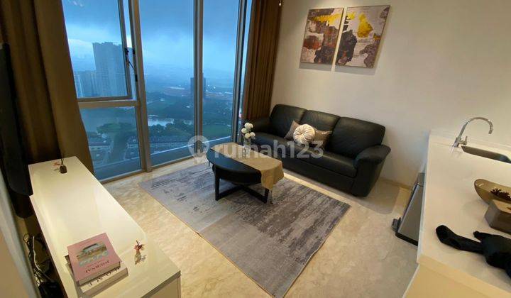 Saumata Apartment 2 BR Full Furnished Posisi di Sudut Mendapat View Cantik Ke Arah Kota  1