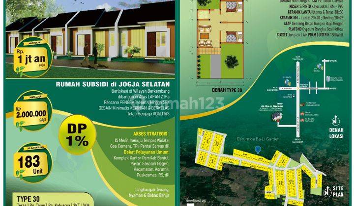 Rumah Murah Gratis Semua Biaya Di Bantul  2