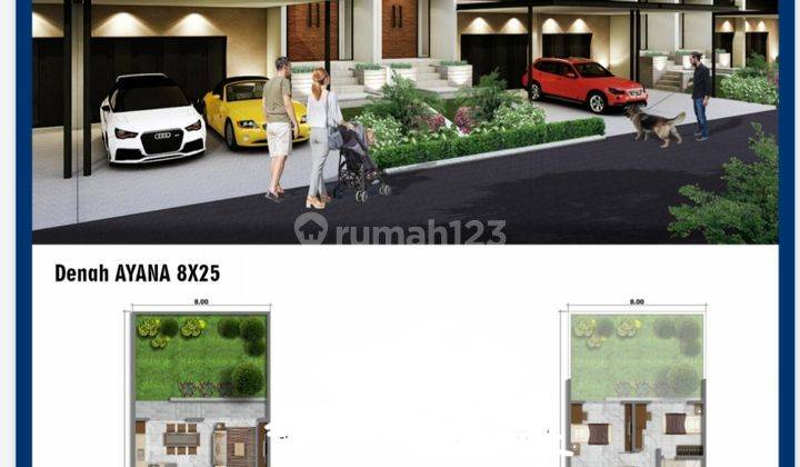 TERMURAH!! RUMAH BARU MINIMALIS 8x25 PIK 2 MANHATTAN 2