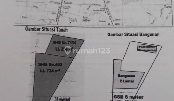 Rumah 2 Lantai Harga NJOP Siap Huni Bagus Terawat Luas Tanah 928m di Ragunan Pasar Minggu, Jakarta Selatan 2