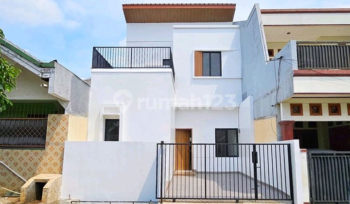 Brand New Rumah 2 Lantai Siap Huni Bagus Luas Tanah 94m Lingkungan Asri Shm Di Harapan Indah Bekasi