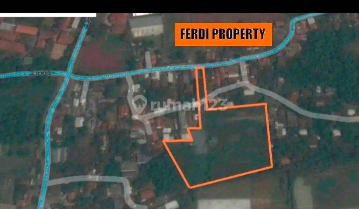 Tanah Luas 10500 SHM+IMB di Wanaherang cocok untuk Pabrik  5
