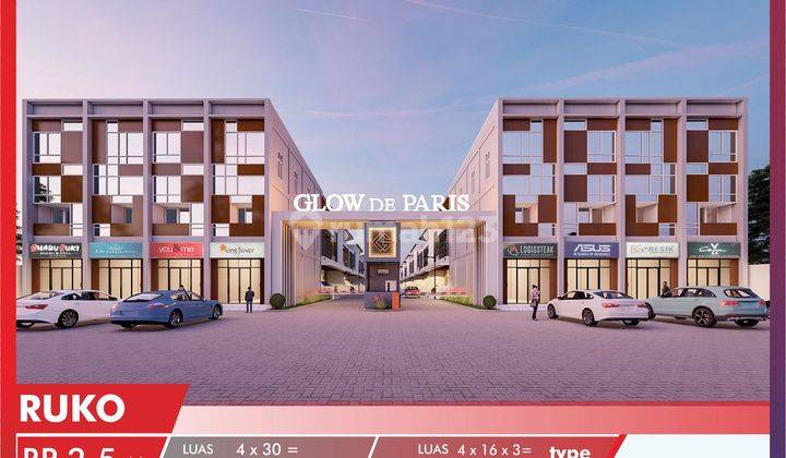 Ruko Didekat Pusat Kota Ruko Glow The Paris Pontianak 1