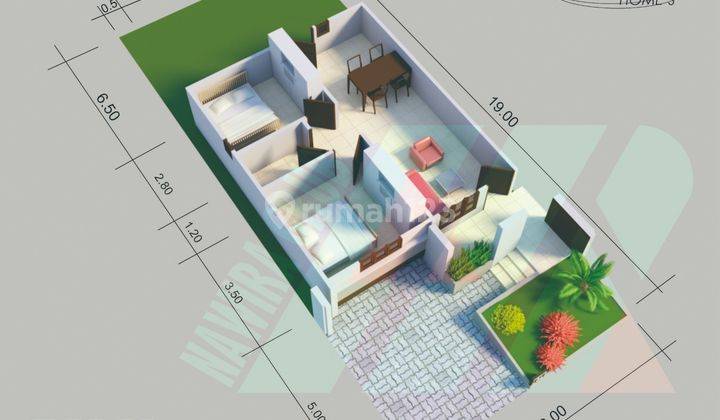 Rumah Bergaya Scandinavian Modern di Jl. Tabrani Ahmad, Pontianak 5