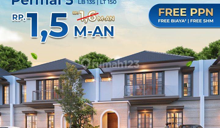 Smart Home Real Estate 2 Lantai Tipe 150 Jalan Kaki Ke Mall 1