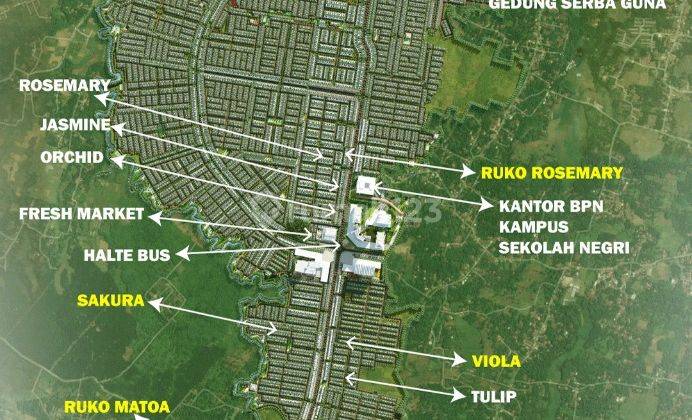 Ruko Baru Ruko Viola Tipe 56 60 Dua Lantai 2