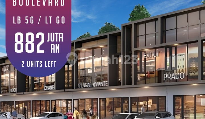 Ruko Baru Tipe56 60 Ruko Moderen Pinggir Jalan 1
