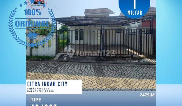 Rumah Hoek Real Estate Tipe 42 297 Tanah Luas 2479jm 2