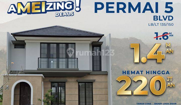 Rumah Baru Mewah Smart Home Dua Lantai Real Estate 1