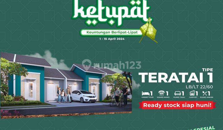 Rumah Baru Siap Huni Hargaterjangkau Diskon Promo, Free Ppn 1