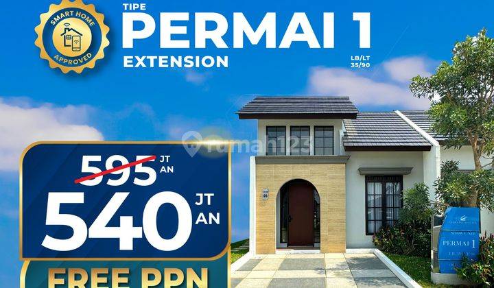 Rumah Baru Smart Home Real Estate Platinum di Permai EXT 1