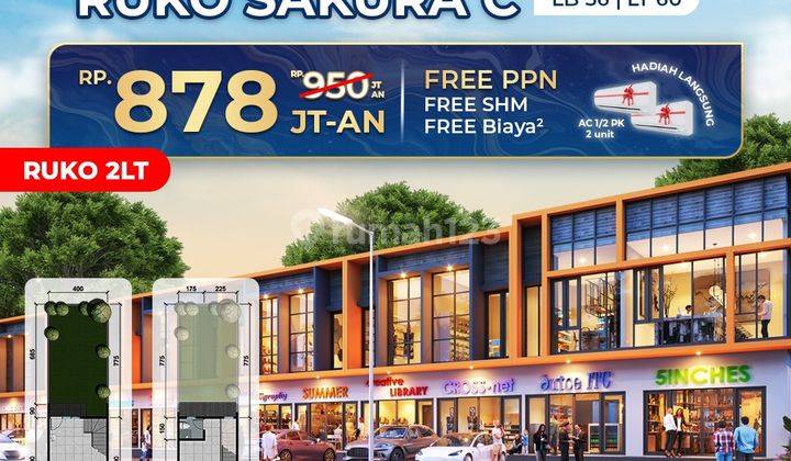 Saatnya Mulai Bisnis di Citraindah City Avenue Ruko Sakura 1