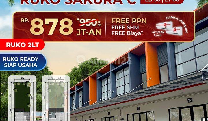 Saatnya Mulai Bisnis di Citraindah City New Ruko Sakura 1