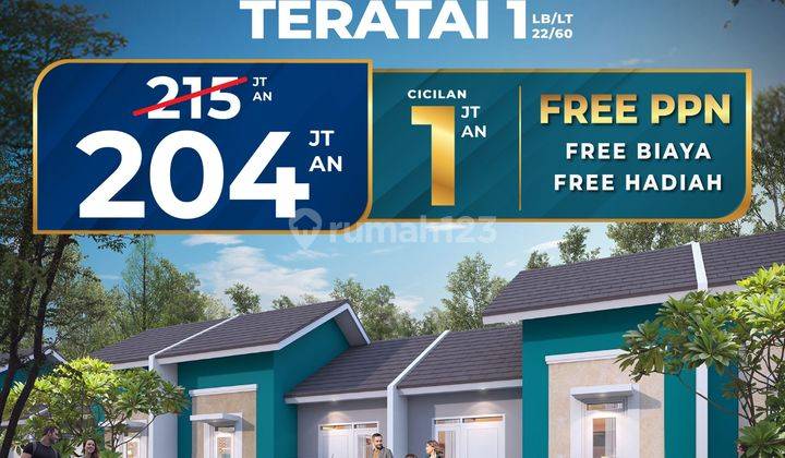 Rumah Baru Minimalis Asri Promo Agustusan 1