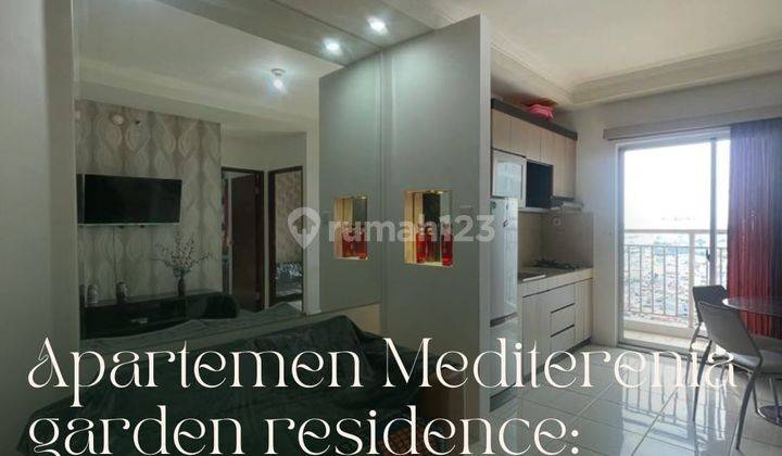 Disewakan Unit Apartemen Mediterenia Garden Residence2 Furnished Bagus Dan Murah  1