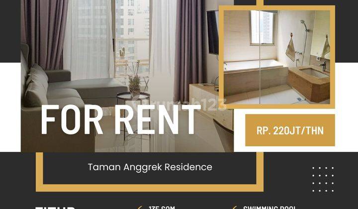 Apartemen Taman Anggrek Residence 3 Br+ Bagus Harga Paling Murah  1