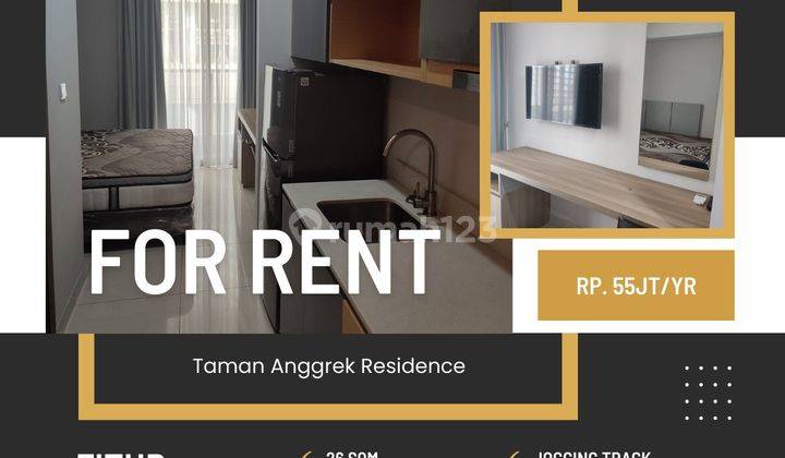 Apartemen Taman Anggrek Residence Furnished Bagus Type Studio  1