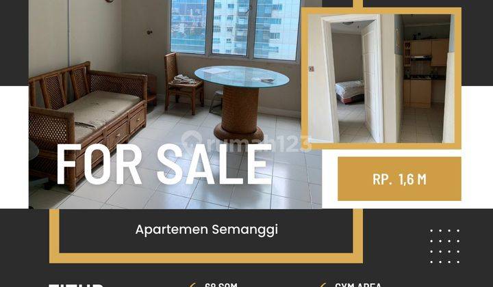 Apartemen Semanggi 2 BR Furnished Bagus Harga Paling Murah 1