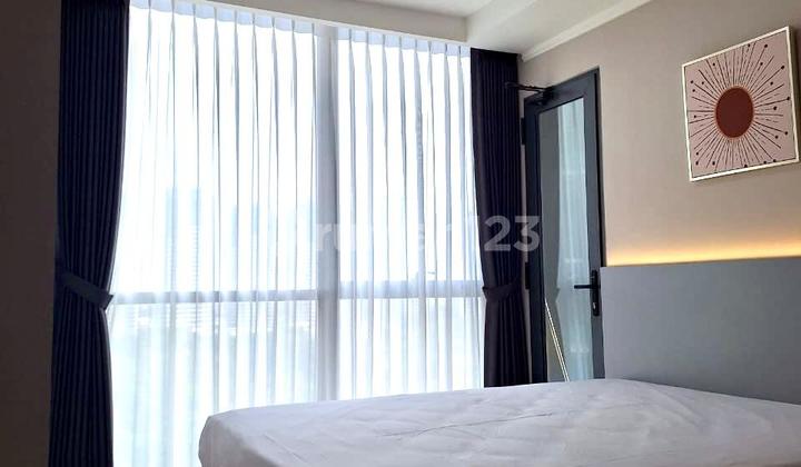 Sewa Murah Desain Minimalis Moderen Apartemen Menara Jakarta 1 br Full Furnish Siap Huni Tinggal Bawa Koper Aja Jakarta Pusat Lokasi Strategis