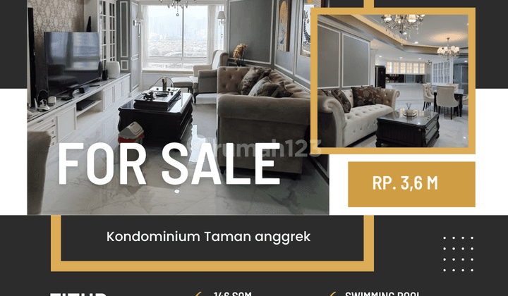 Jual Apartment Taman Anggrek Residences Termurah Dan Terbagus Dekat Taman Anggrek  2