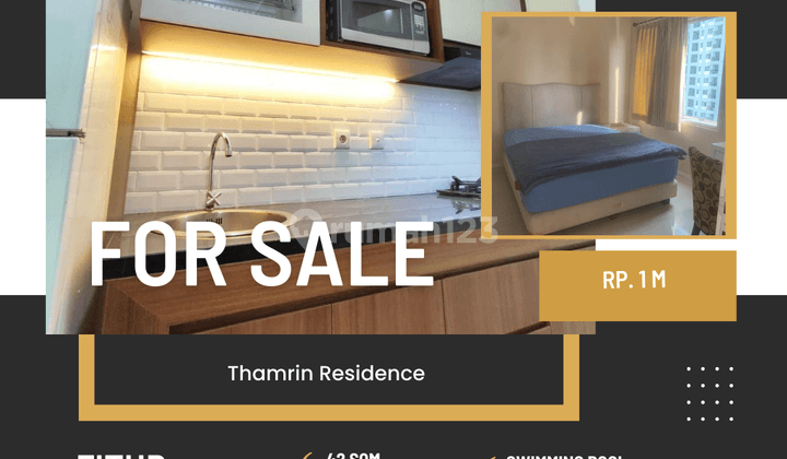 Dijual Apartemen Thamrin Residences 1BR Strategis View Gi 2