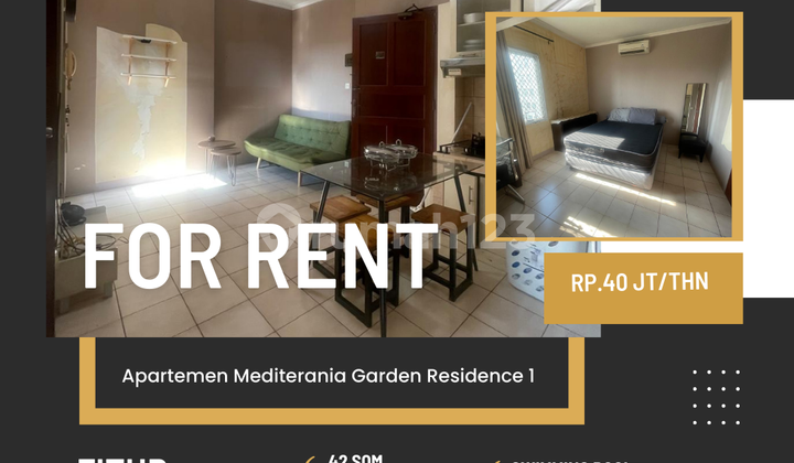 Rent Medit1 2BR Apartment Fully Furnished and Strategic Cheapest in West Jakarta 2