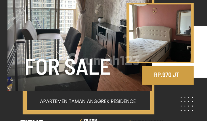 Jual Cepat Special Price Unit Apartemen Taman Anggrek Residence Tipe 1 br View Pool Full Renovation Full Furnish Siap Huni Strategis Dekat 4 Mall Hublife,Ta,Cp1,Cp2 dan 4 Kampus Untar,Trisakti,Binus,Ukrida Jakarta Barat 2