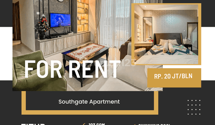 Sewa Southgate Apartment 3Br full furnish termurah sejakarta selatan  1
