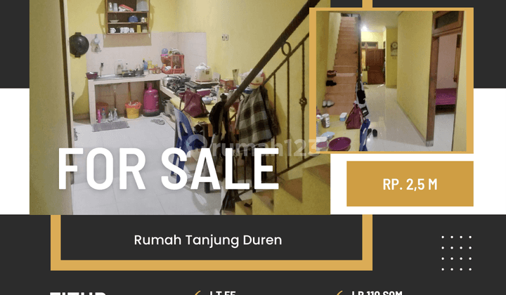 Dijual Rumah Tanjung Duren 4 Br Stategis Dijakarta Barat 2