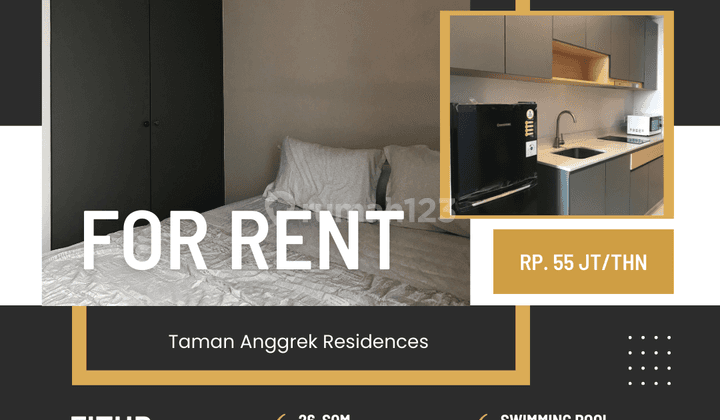 Disewakan Apartemen Taman Anggrek Residences Strategis Siap Huni 2